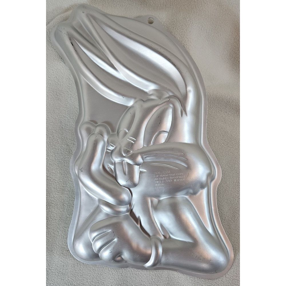 Vtg Wilton Bugs Bunny Cake Pan Looney Tunes Aluminum Mold Warner‎ Bros
